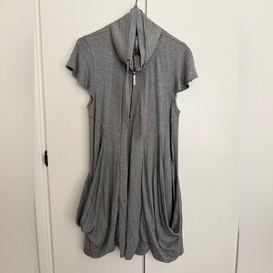 Gray Women's Hooded Top